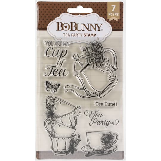 Bo Bunny&#xAE; Tea Party Clear Stamps